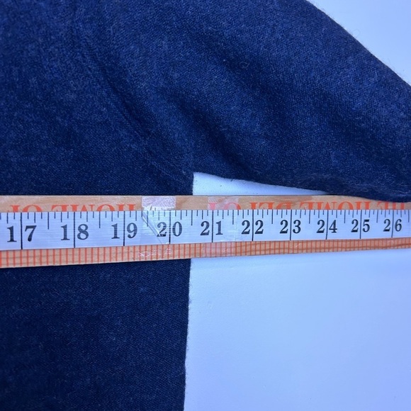 Smartwool Navy Blue 100% Merino Wool Sweatshirt Zip Men’s Size S minimalist - Picture 11 of 14